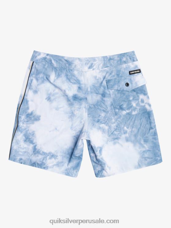 Quiksilver N8LNT1752 hombres puerto de mar surfsilk ribeteado 18 shorts de playa