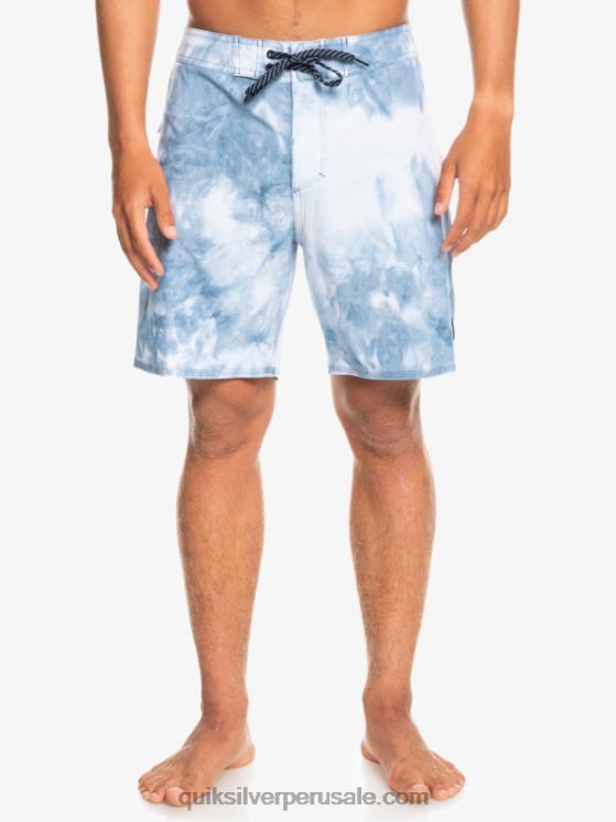 Quiksilver N8LNT1752 hombres puerto de mar surfsilk ribeteado 18 shorts de playa