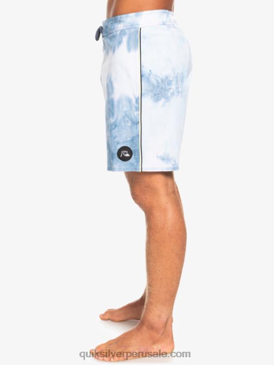 Quiksilver N8LNT1752 hombres puerto de mar surfsilk ribeteado 18 shorts de playa