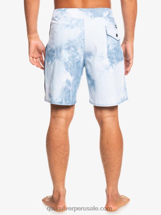 Quiksilver N8LNT1752 hombres puerto de mar surfsilk ribeteado 18 shorts de playa