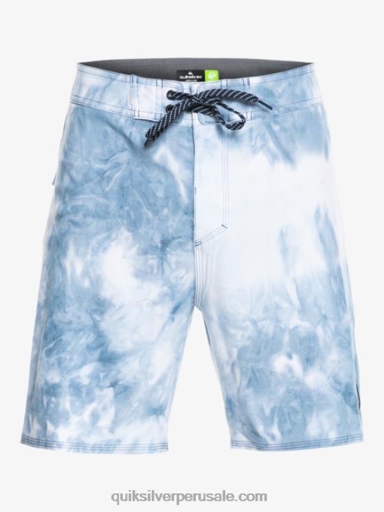 Quiksilver N8LNT1752 hombres puerto de mar surfsilk ribeteado 18 shorts de playa