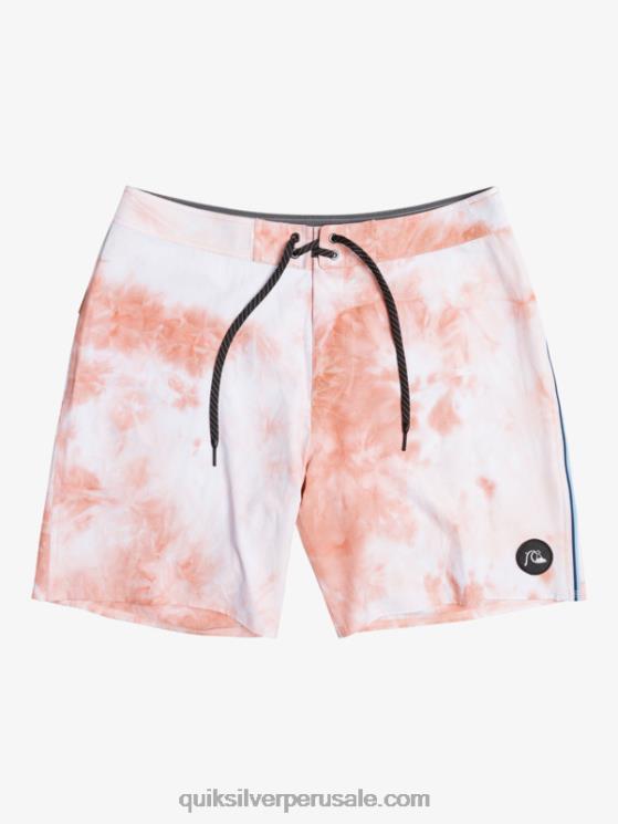 Quiksilver N8LNT1753 hombres rosetón surfsilk ribeteado 18 shorts de playa