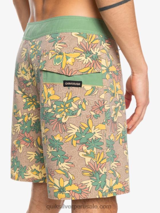 Quiksilver N8LNT1754 hombres vara de oro shorts de playa surfsilk lavados 18