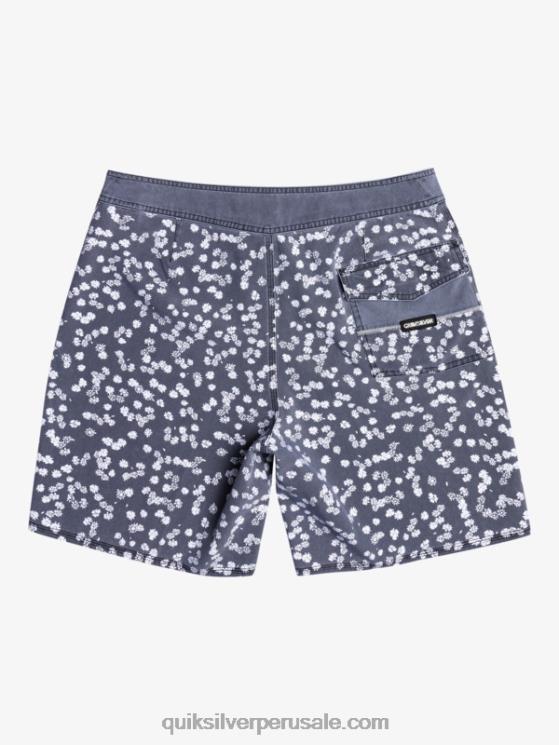 Quiksilver N8LNT1755 hombres negro shorts de playa surfsilk lavados 18