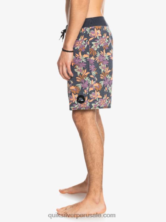 Quiksilver N8LNT1756 hombres puerta de Hierro shorts de playa surfsilk lavados 18