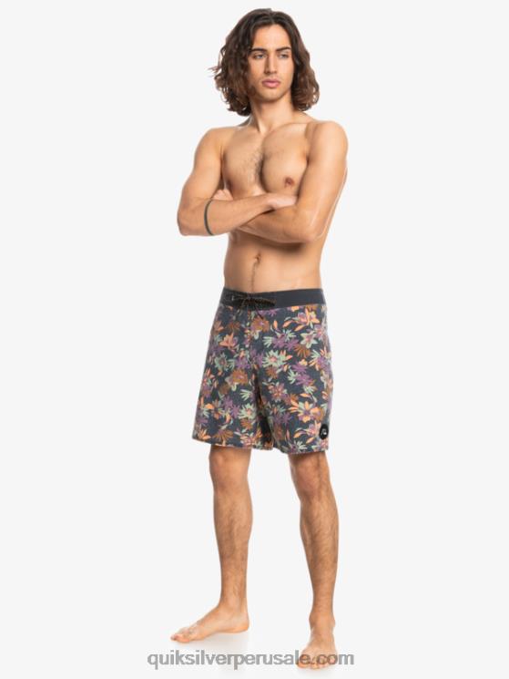 Quiksilver N8LNT1756 hombres puerta de Hierro shorts de playa surfsilk lavados 18