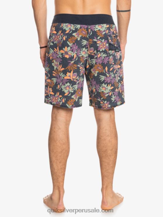 Quiksilver N8LNT1756 hombres puerta de Hierro shorts de playa surfsilk lavados 18