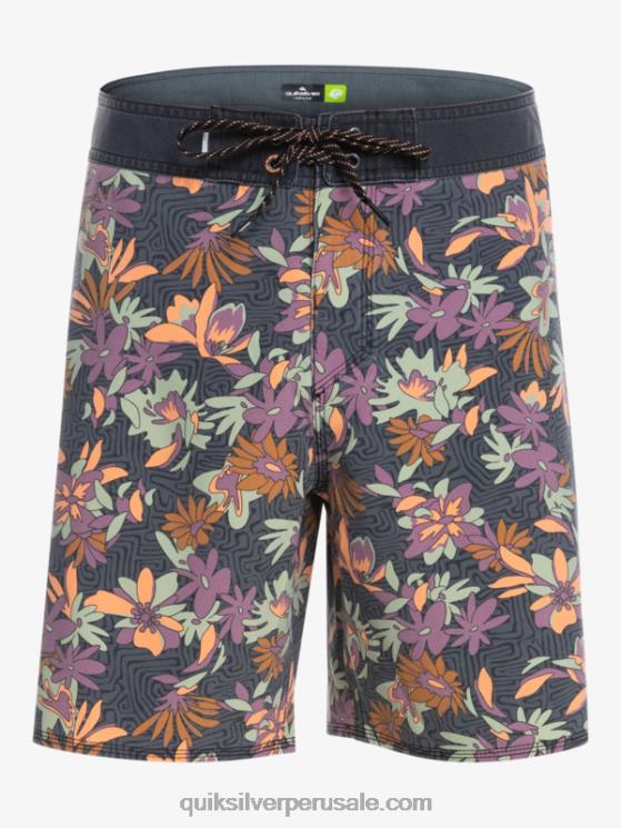 Quiksilver N8LNT1756 hombres puerta de Hierro shorts de playa surfsilk lavados 18