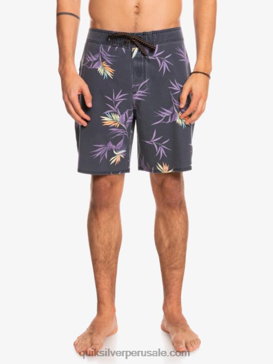 Quiksilver N8LNT1758 hombres pista shorts de playa surfsilk lavados 18