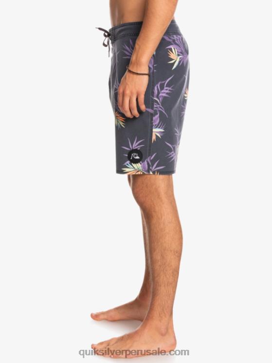 Quiksilver N8LNT1758 hombres pista shorts de playa surfsilk lavados 18