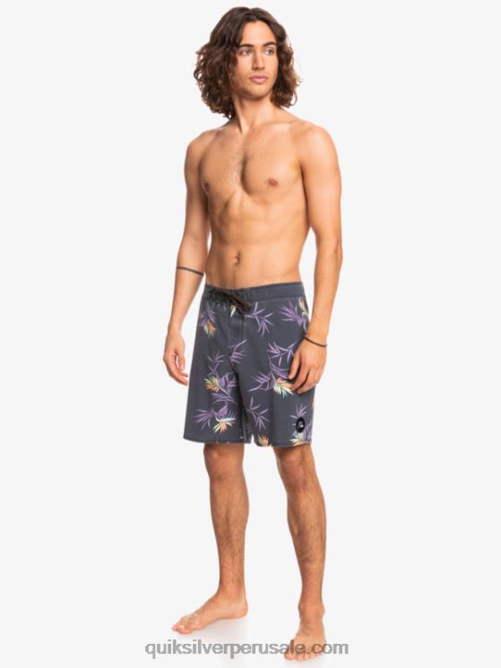Quiksilver N8LNT1758 hombres pista shorts de playa surfsilk lavados 18