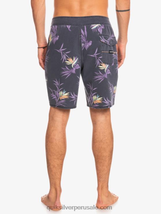 Quiksilver N8LNT1758 hombres pista shorts de playa surfsilk lavados 18