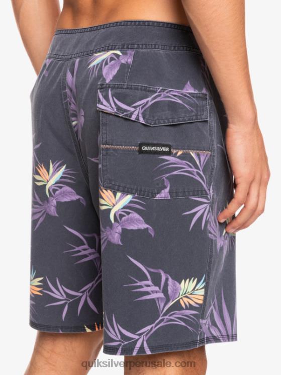 Quiksilver N8LNT1758 hombres pista shorts de playa surfsilk lavados 18