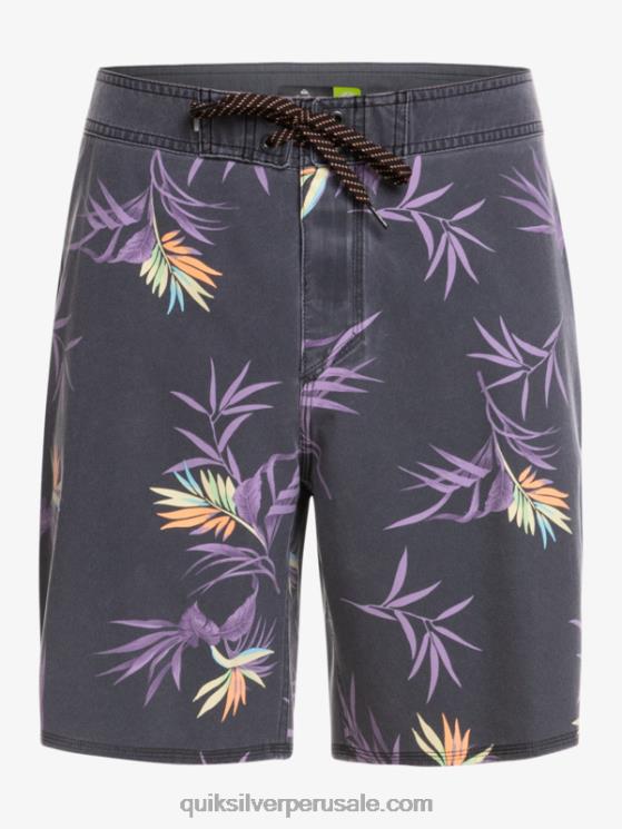 Quiksilver N8LNT1758 hombres pista shorts de playa surfsilk lavados 18