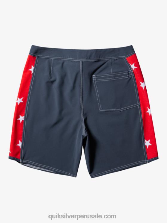Quiksilver N8LNT175 hombres azul marino medianoche shorts de playa arco 18 originales