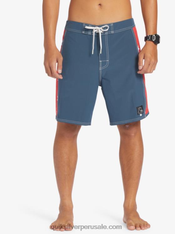 Quiksilver N8LNT175 hombres azul marino medianoche shorts de playa arco 18 originales