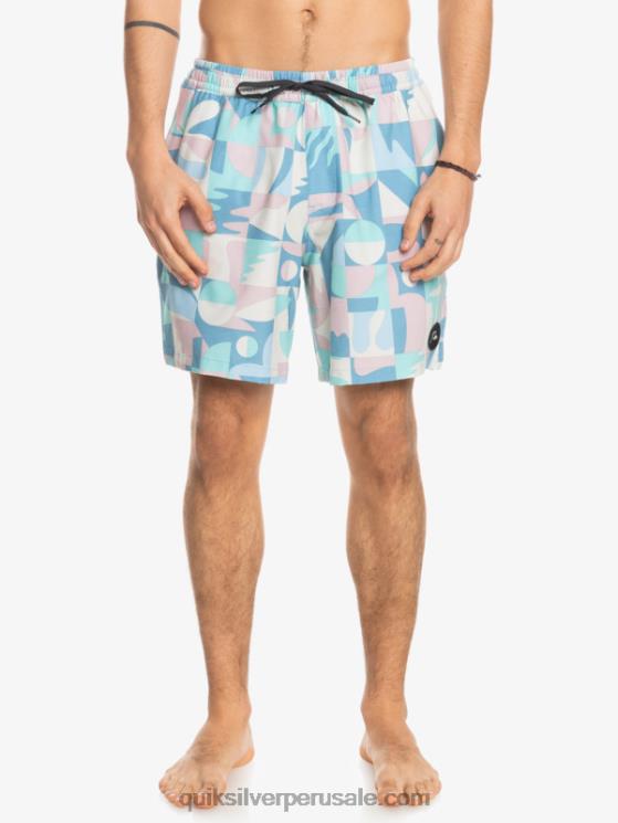 Quiksilver N8LNT1777 hombres abedul mezclar uds 17 voleas
