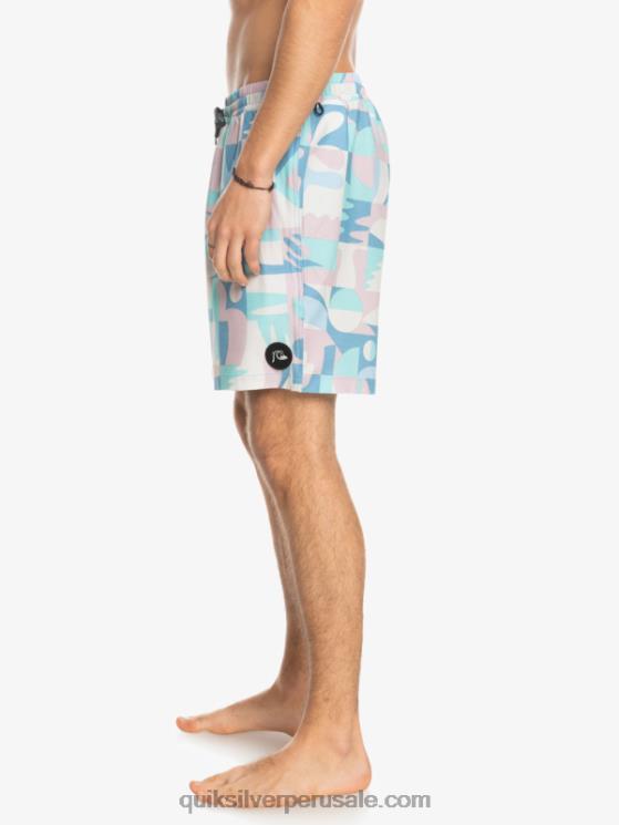 Quiksilver N8LNT1777 hombres abedul mezclar uds 17 voleas