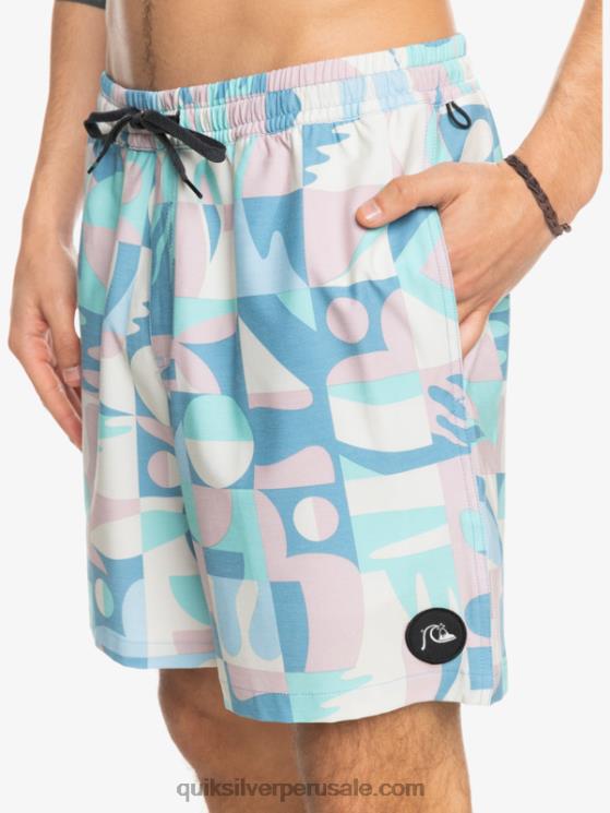 Quiksilver N8LNT1777 hombres abedul mezclar uds 17 voleas