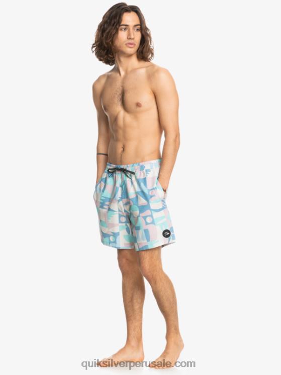 Quiksilver N8LNT1777 hombres abedul mezclar uds 17 voleas
