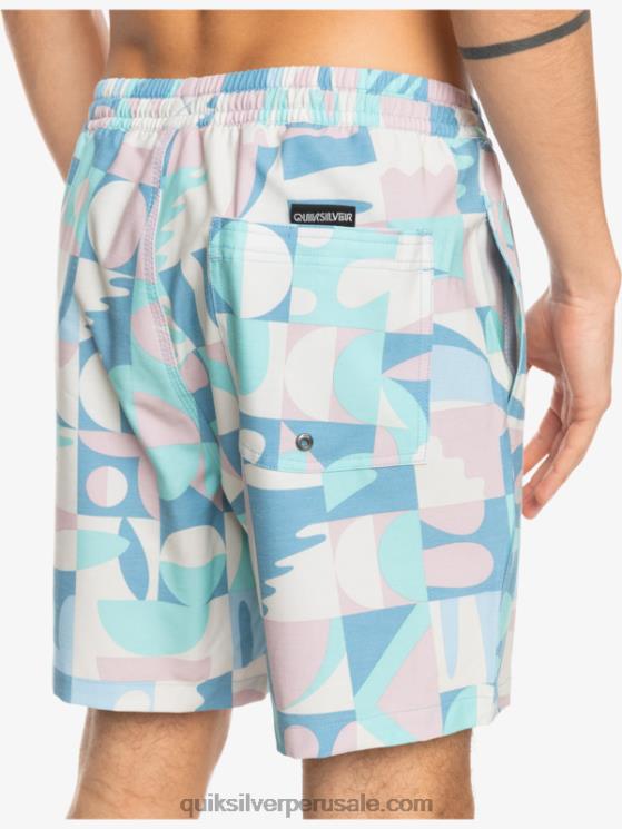 Quiksilver N8LNT1777 hombres abedul mezclar uds 17 voleas