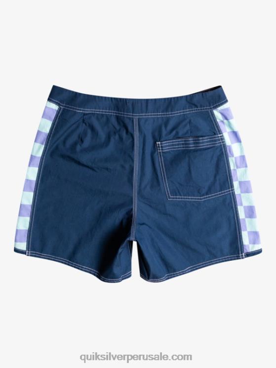 Quiksilver N8LNT1783 hombres insignias azules shorts de playa arco 16 originales