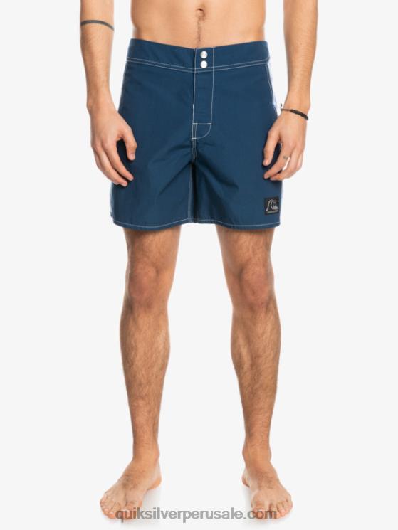 Quiksilver N8LNT1783 hombres insignias azules shorts de playa arco 16 originales