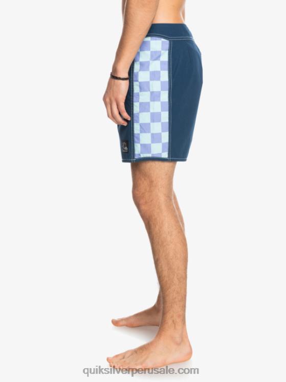 Quiksilver N8LNT1783 hombres insignias azules shorts de playa arco 16 originales