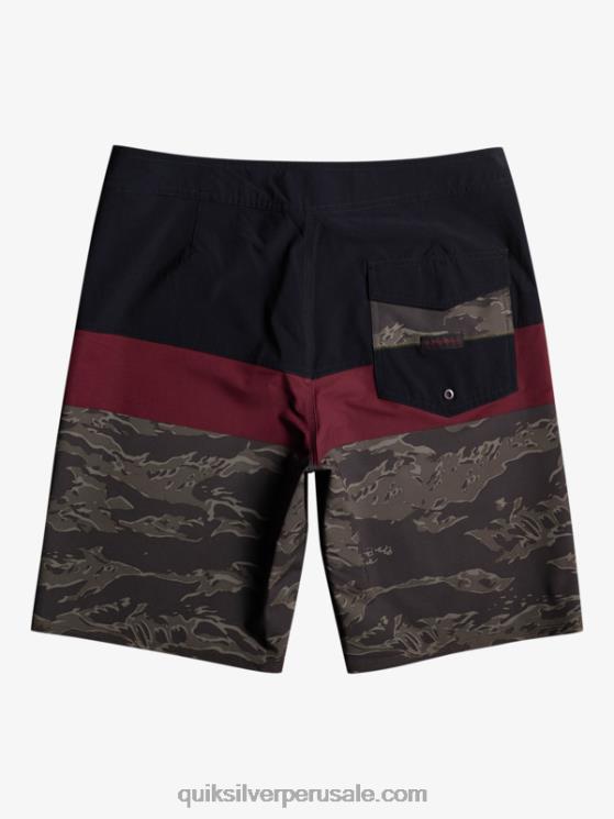 Quiksilver N8LNT1785 hombres negro shorts de playa surfsilk panel 20
