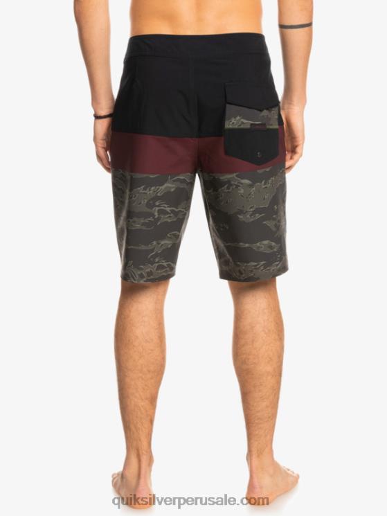 Quiksilver N8LNT1785 hombres negro shorts de playa surfsilk panel 20