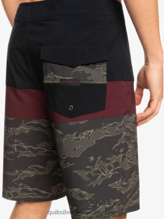 Quiksilver N8LNT1785 hombres negro shorts de playa surfsilk panel 20