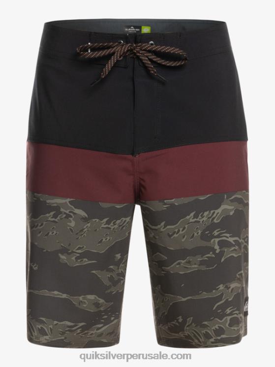 Quiksilver N8LNT1785 hombres negro shorts de playa surfsilk panel 20