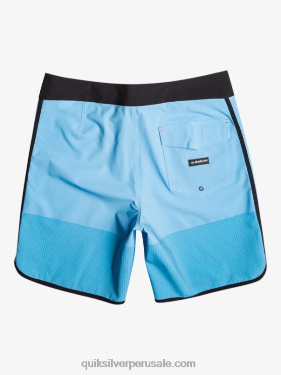 Quiksilver N8LNT17 hombres azul celeste shorts de playa highlite festoneado 19