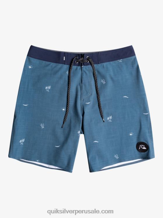 Quiksilver N8LNT1811 hombres insignias azules shorts de baño surfsilk spaced out 19