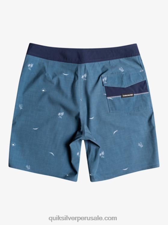 Quiksilver N8LNT1811 hombres insignias azules shorts de baño surfsilk spaced out 19