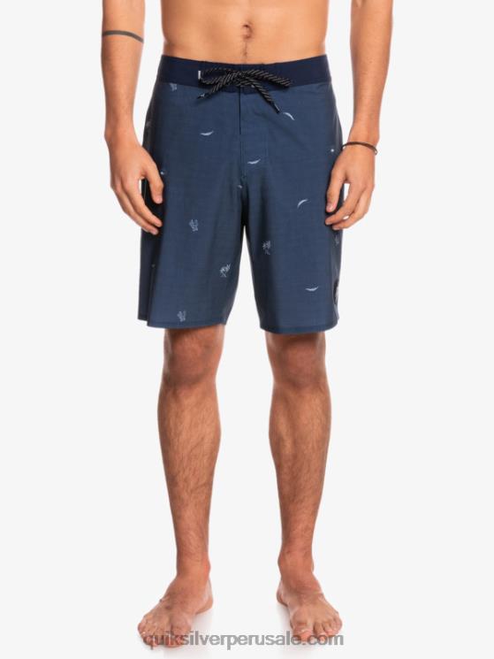 Quiksilver N8LNT1811 hombres insignias azules shorts de baño surfsilk spaced out 19