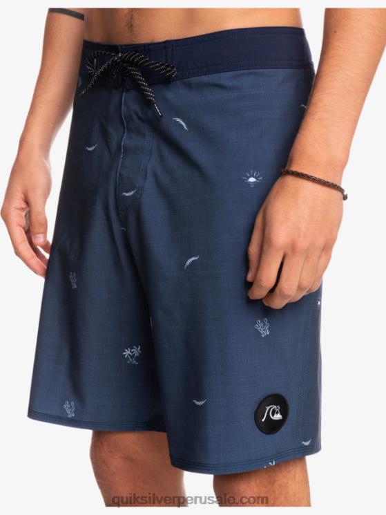Quiksilver N8LNT1811 hombres insignias azules shorts de baño surfsilk spaced out 19