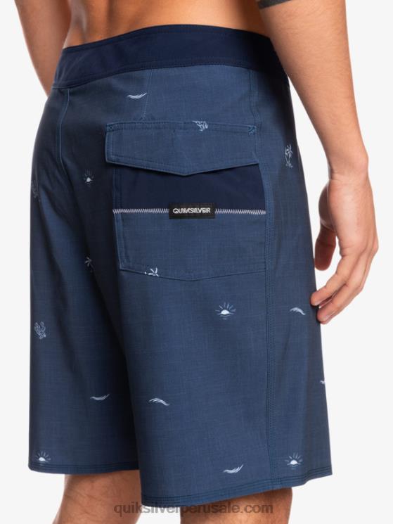 Quiksilver N8LNT1811 hombres insignias azules shorts de baño surfsilk spaced out 19