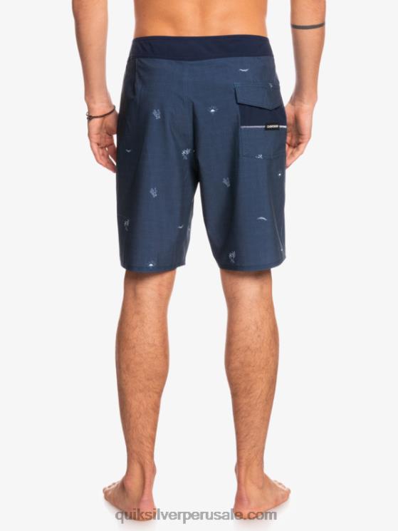 Quiksilver N8LNT1811 hombres insignias azules shorts de baño surfsilk spaced out 19
