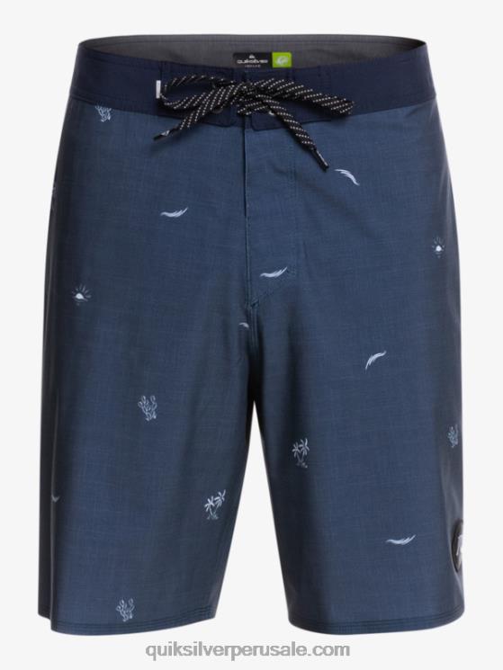 Quiksilver N8LNT1811 hombres insignias azules shorts de baño surfsilk spaced out 19