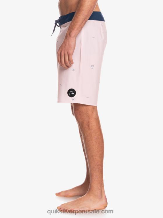 Quiksilver N8LNT1813 hombres rosa velada shorts de baño surfsilk spaced out 19