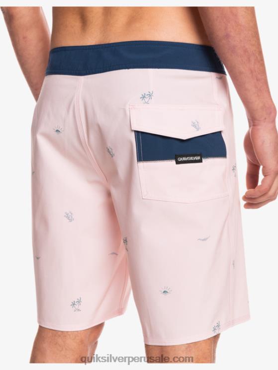 Quiksilver N8LNT1813 hombres rosa velada shorts de baño surfsilk spaced out 19