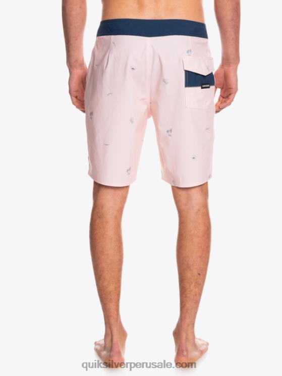 Quiksilver N8LNT1813 hombres rosa velada shorts de baño surfsilk spaced out 19