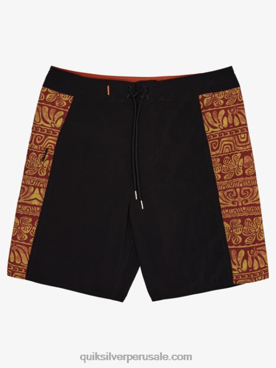 Quiksilver N8LNT1820 hombres acantilado negro bs shorts de playa waterman cliffside 19