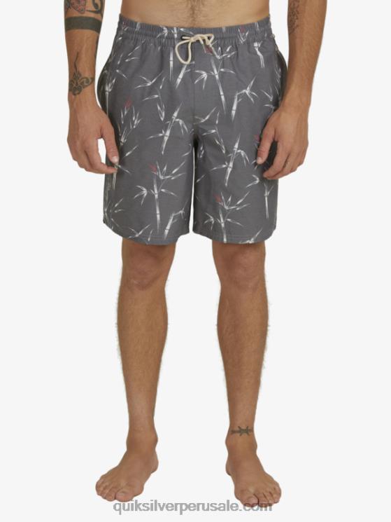 Quiksilver N8LNT1840 hombres palillo pre negro vol waterman pre palillos 19 voleas