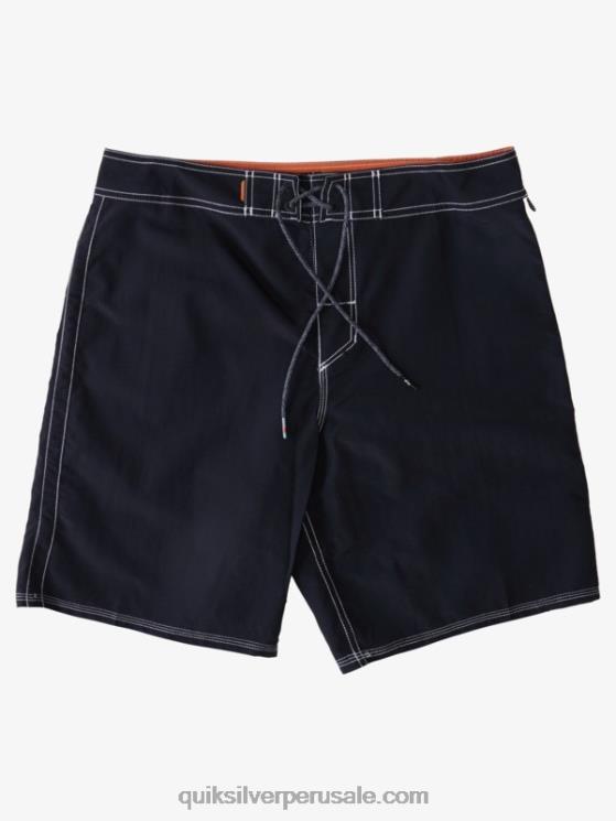 Quiksilver N8LNT1855 hombres negro shorts de playa waterman retroceso 19