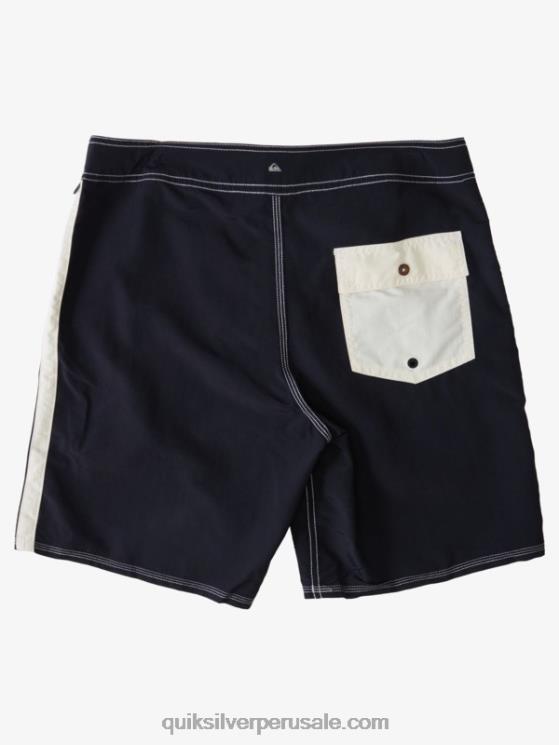Quiksilver N8LNT1855 hombres negro shorts de playa waterman retroceso 19