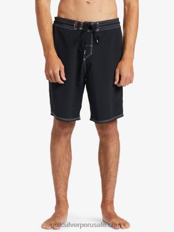 Quiksilver N8LNT1855 hombres negro shorts de playa waterman retroceso 19