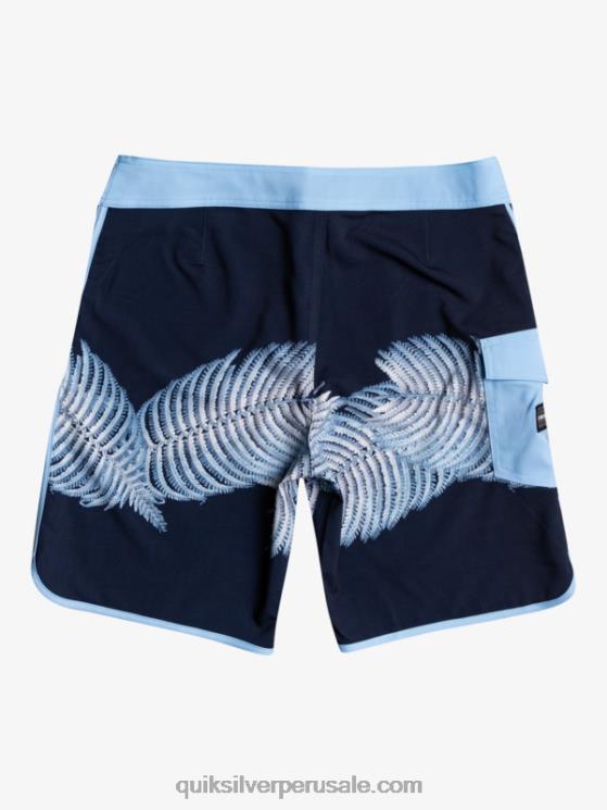 Quiksilver N8LNT1880 hombres chaqueta azul marino shorts de playa surfsilk hawaii scallop 19