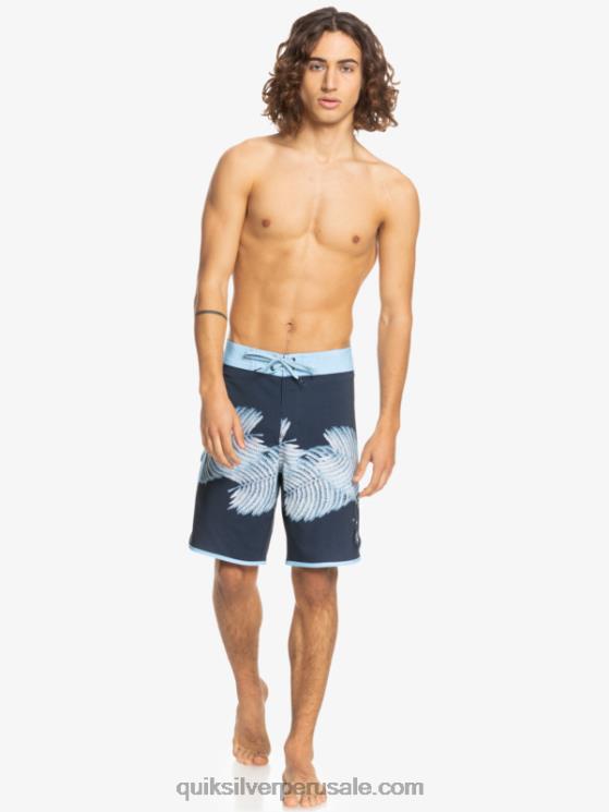 Quiksilver N8LNT1880 hombres chaqueta azul marino shorts de playa surfsilk hawaii scallop 19